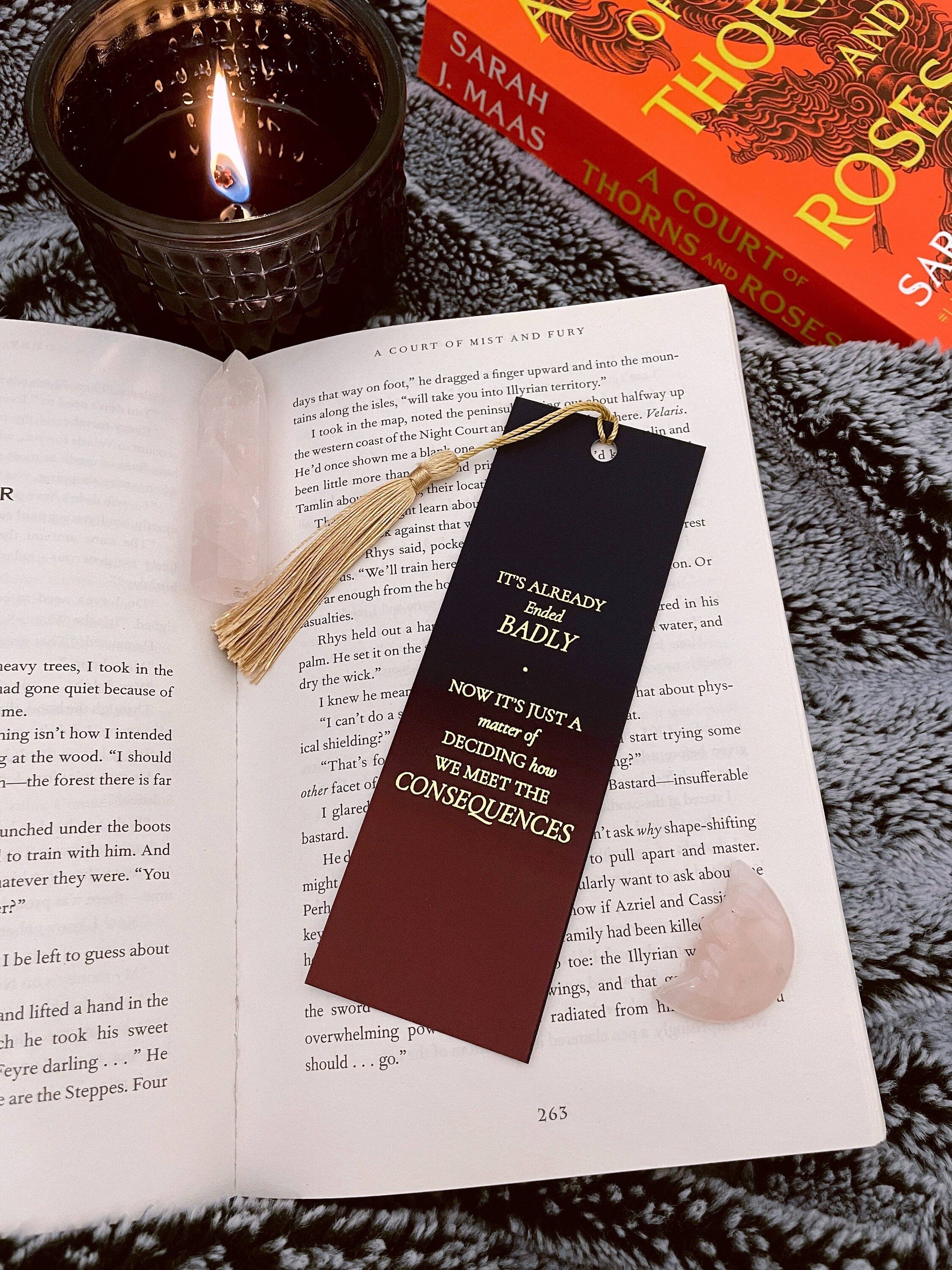 Elain *Gold Foil* Bookmark