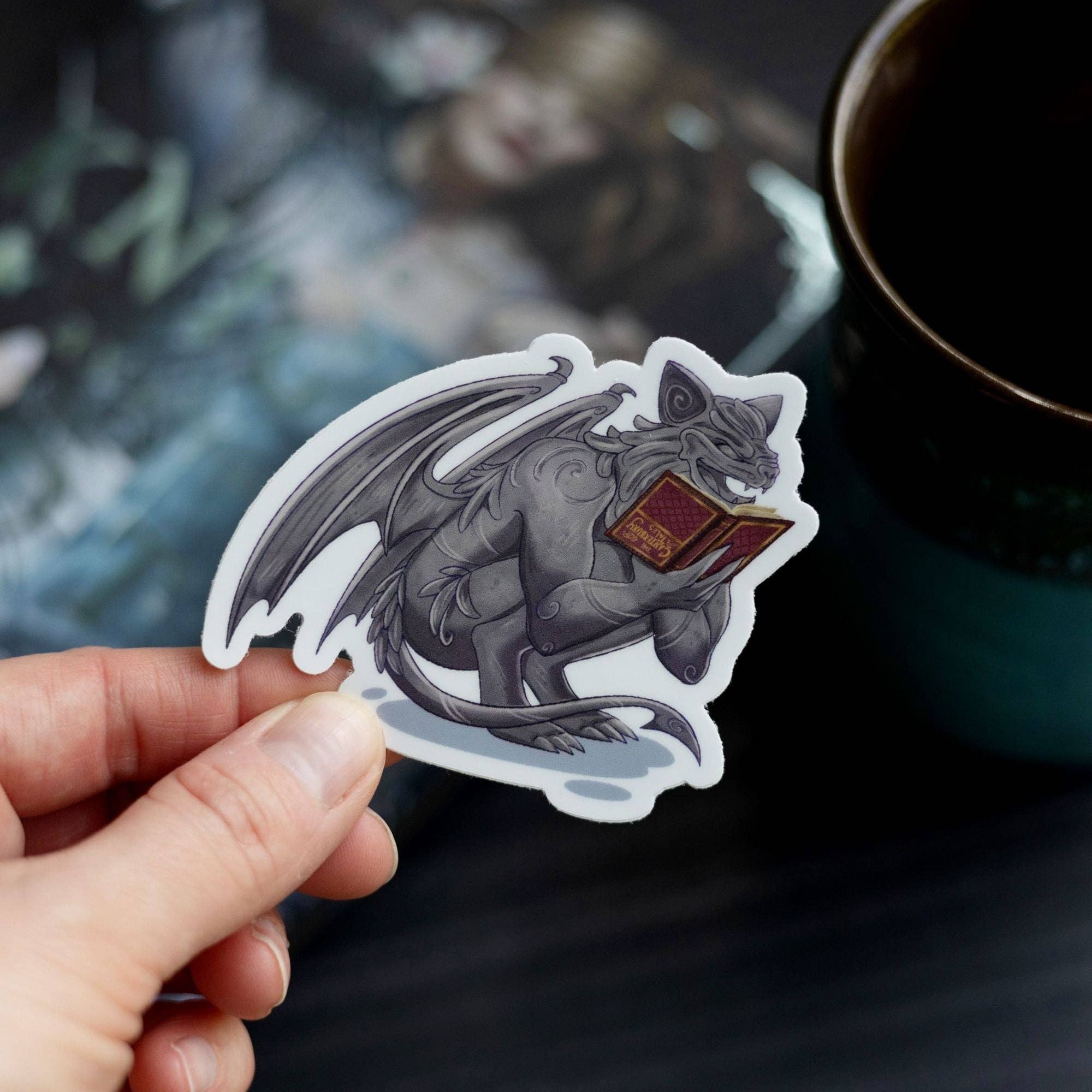 Bartholomew & His Book Sticker | The Knight and the Moth