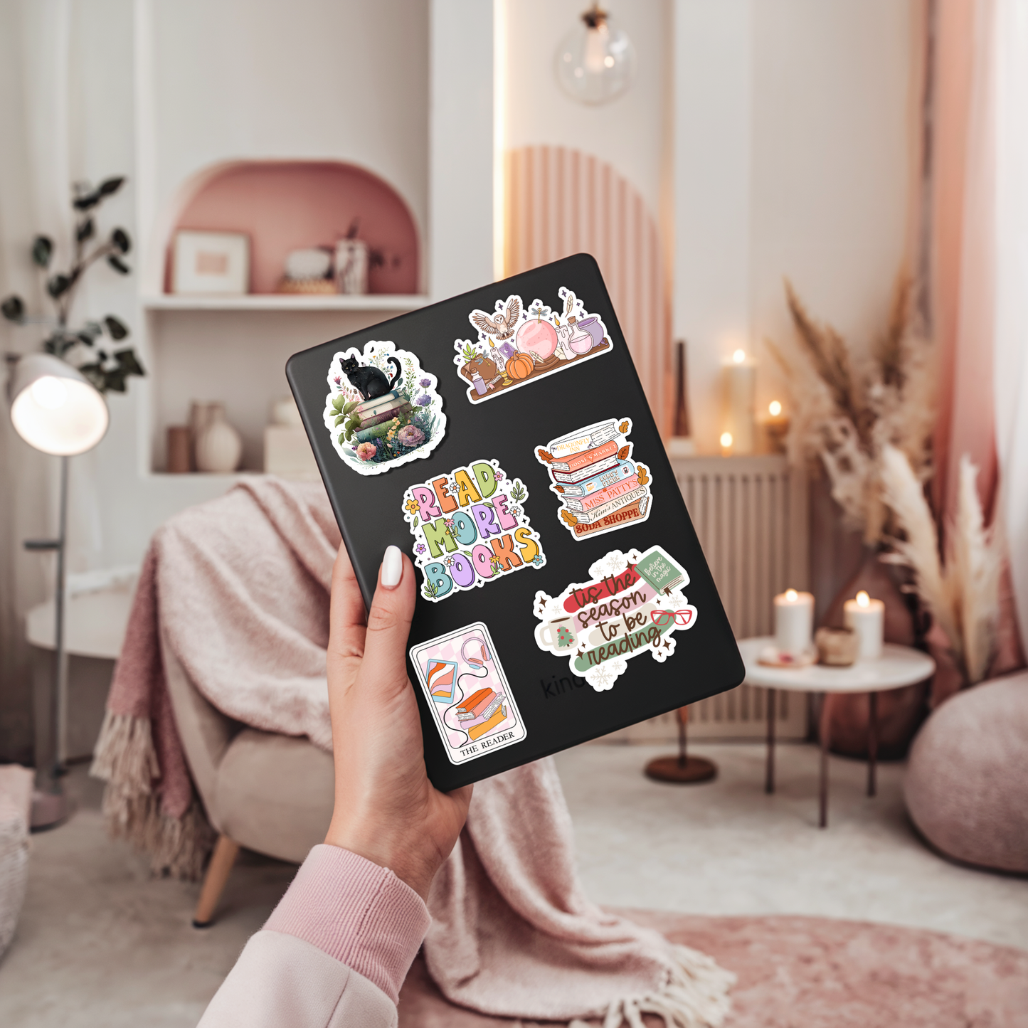 Tis The Season To Be Reading Sticker