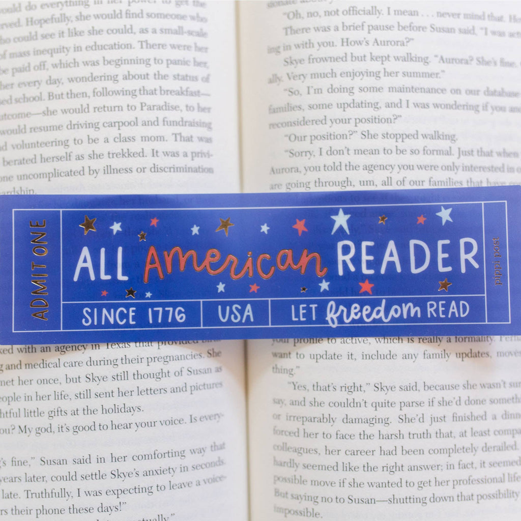 All American Reader Bookmark