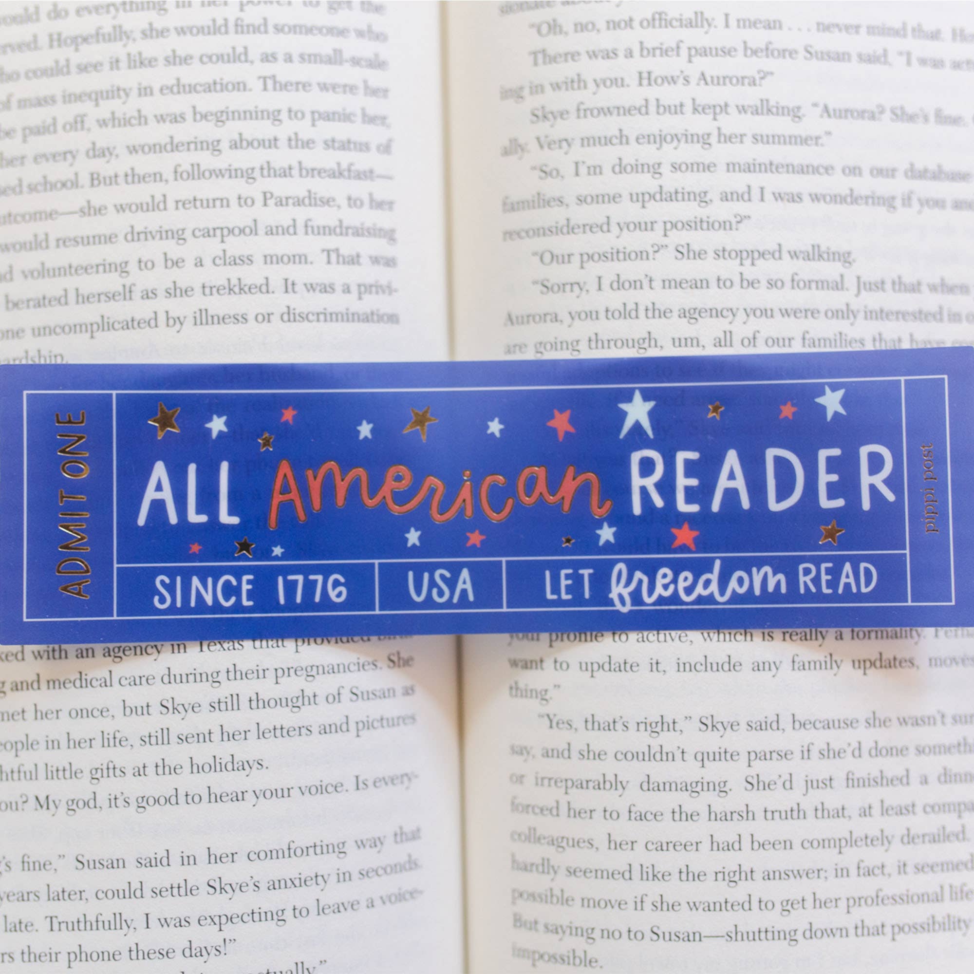 All American Reader Bookmark