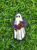 Floral Ghost, Vinyl Sticker