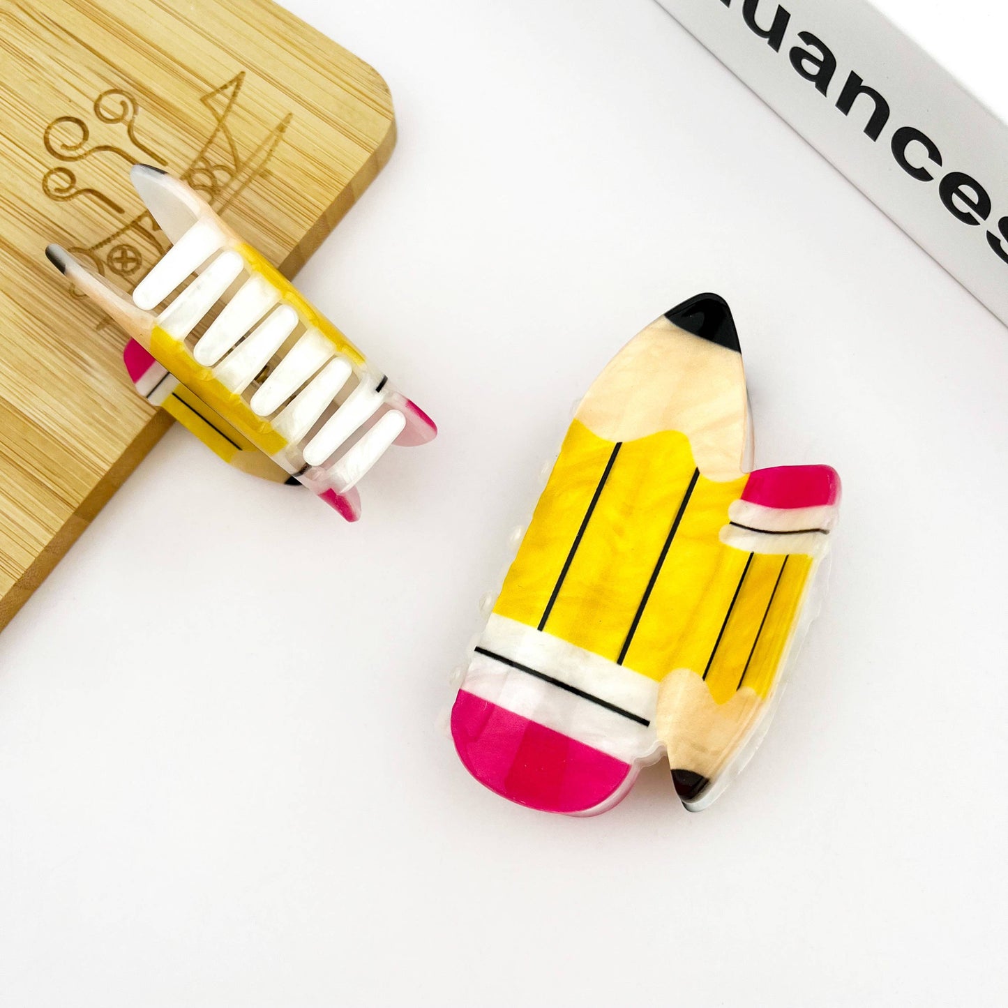 Pencil Claw Clip, Stationery Hair Clip