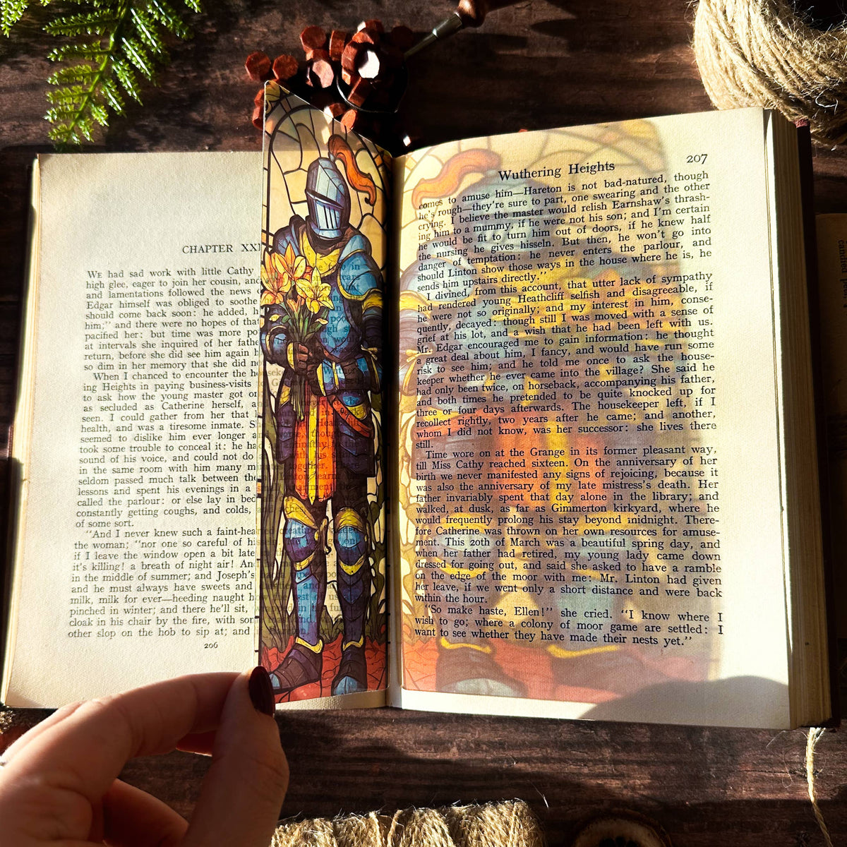 Knight with Bouquet Bookmarks
