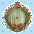 3" Hobbit Door Quote LOTR Adventure Book Movie Vinyl Sticker