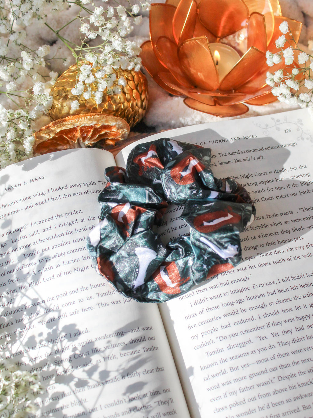 Bookish Satin Scrunchie | Forks, WA
