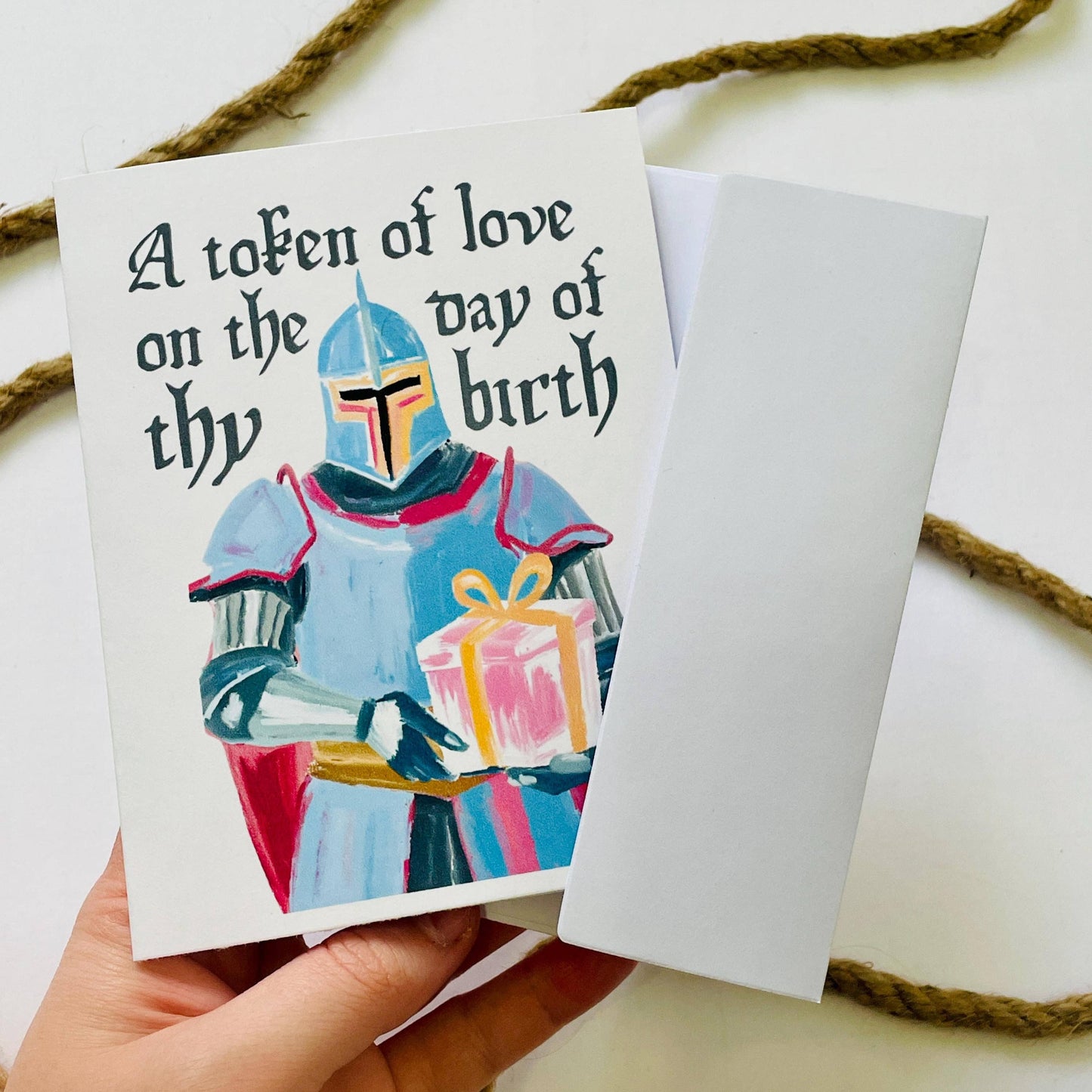 Medieval & Renaissance Role-Playing Birthday Card