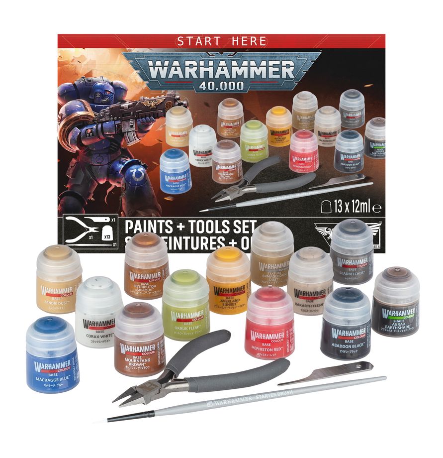 Warhammer 40,000 Paints+Tools Set