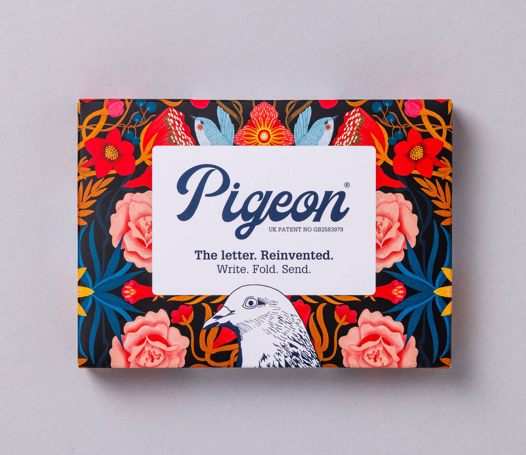 Bright & Beautiful Pigeon, Folding Letters, Pack of 6