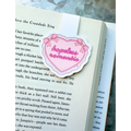 Hopeless romantic magnetic bookmark|romance bookmark