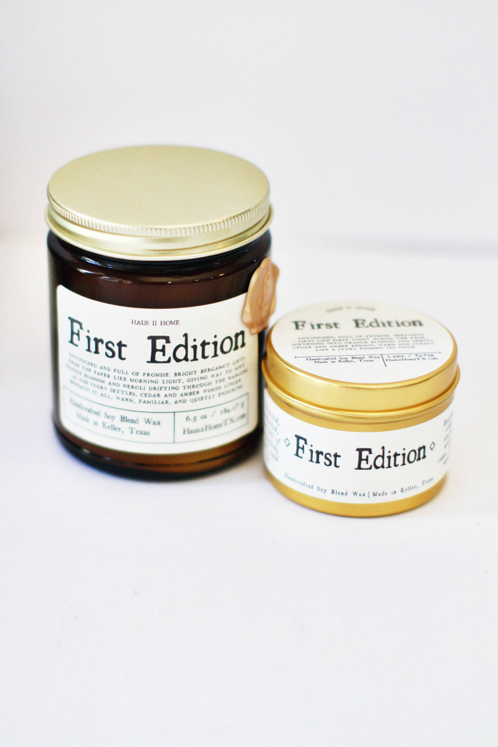 First Edition Candle | Rice Steam, Mimosa & Soft Woods