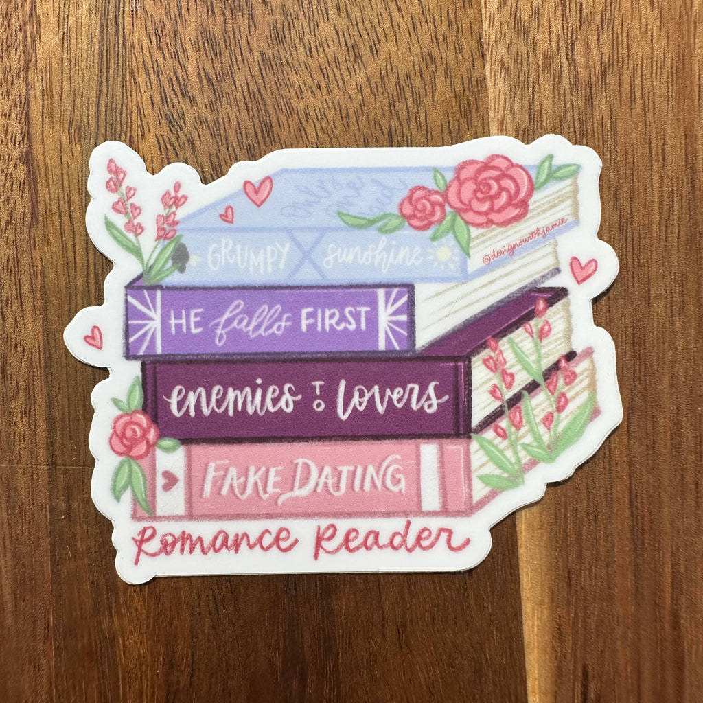 Romance Reader Trope Sticker
