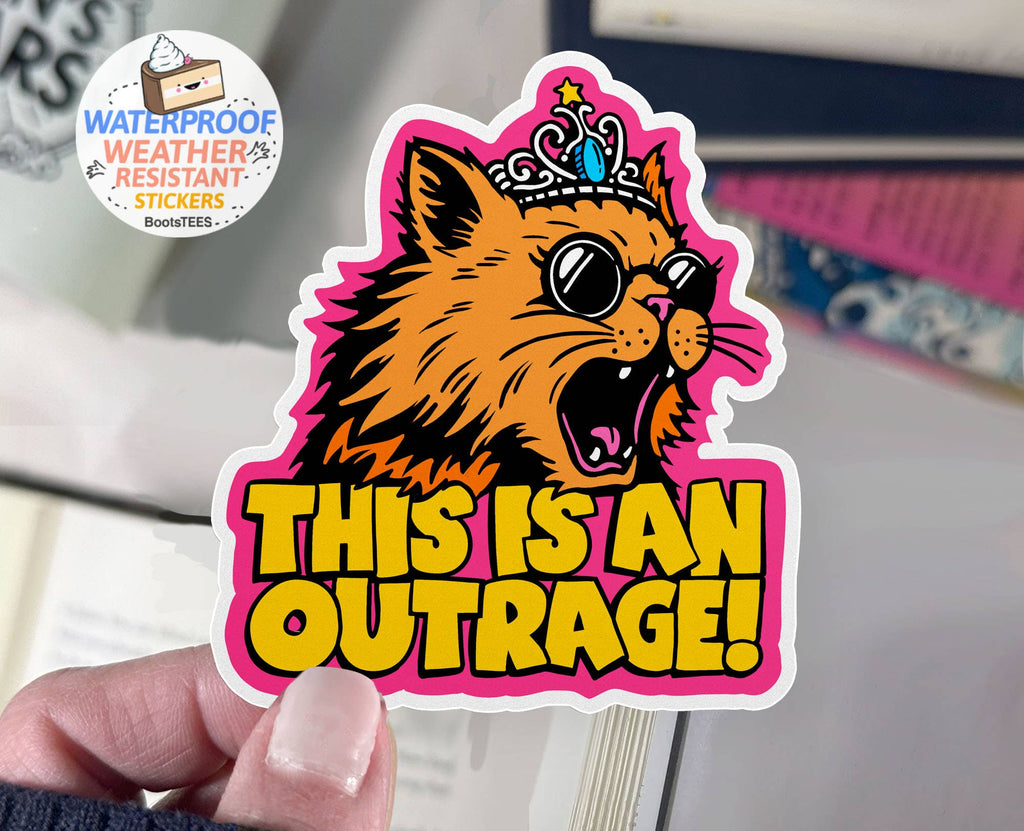 Dungeon Crawler Carl Stickers 3" Princess Donut Quote Decals