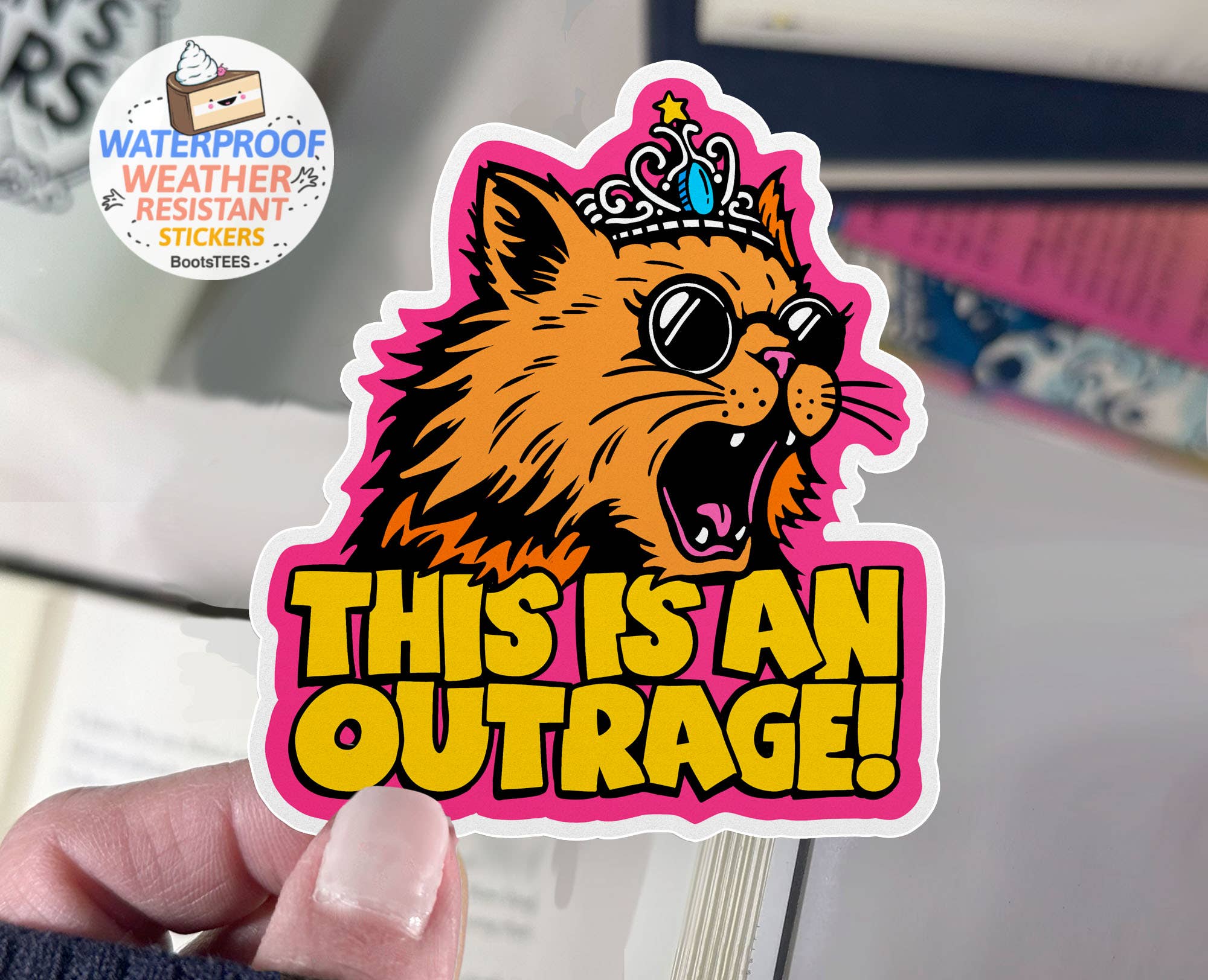 Dungeon Crawler Carl Stickers 3" Princess Donut Quote Decals