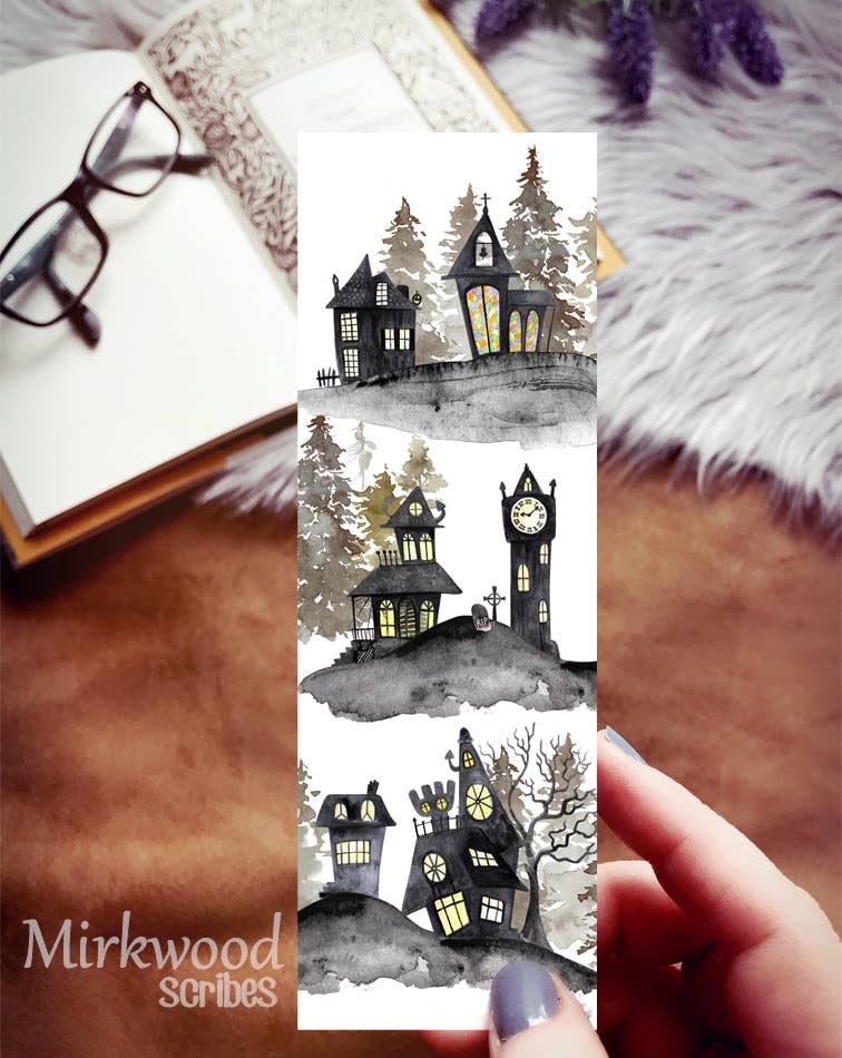 Halloween Spooky Town Bookmark