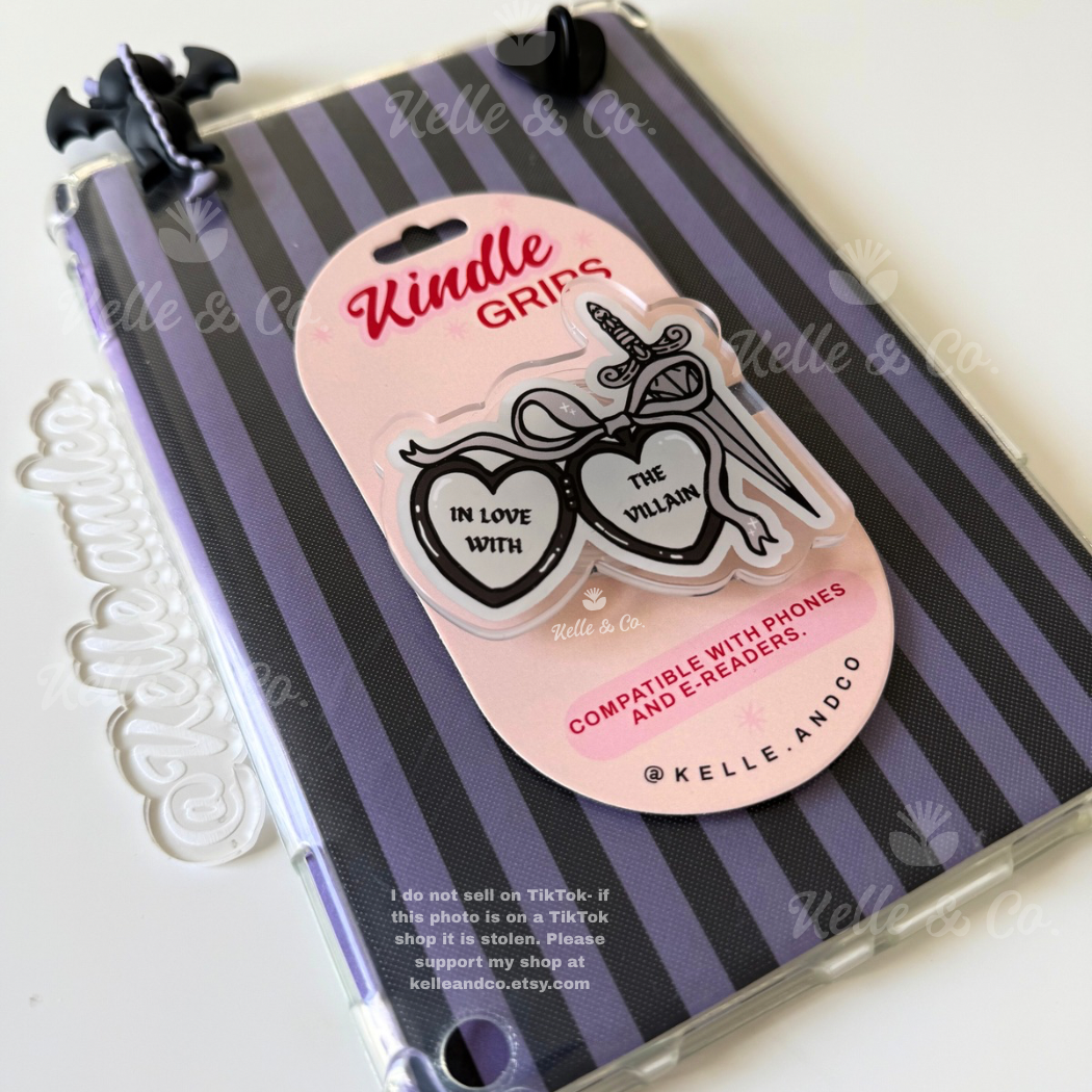 Villain lover MagSafe kindle grip | book lover gifts