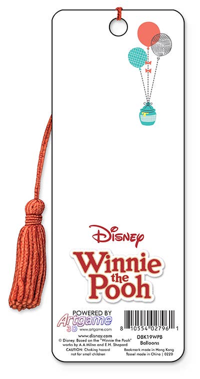 3D Disney Bookmark - Balloons