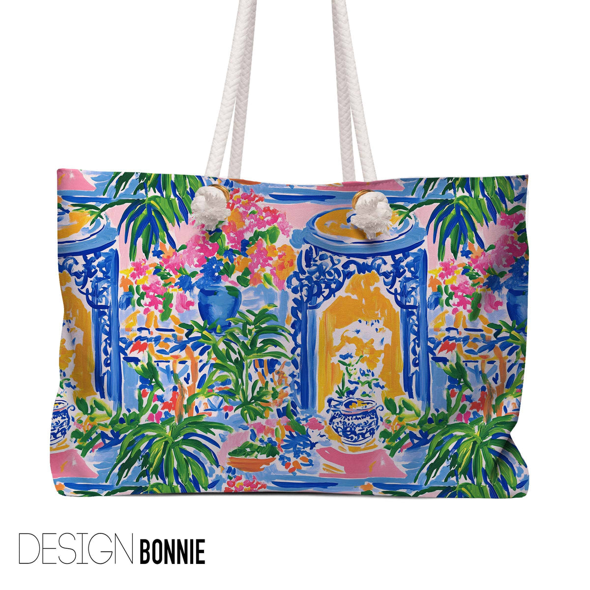 Mahjong Tote Bag, Boutique Monogram