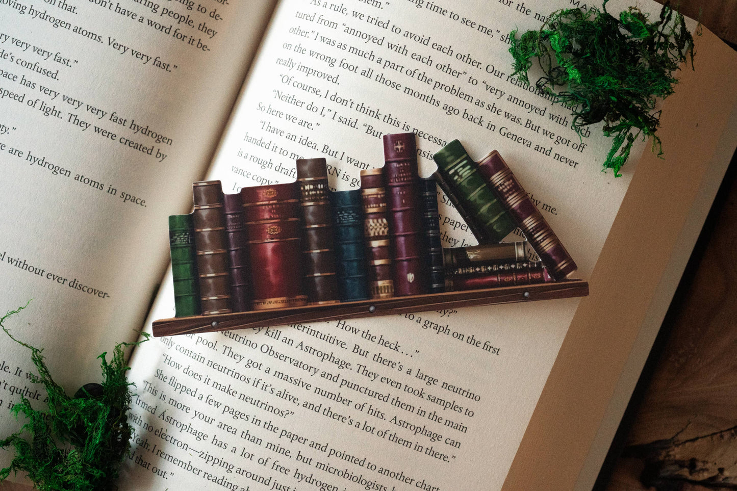 The Timeless Tomes Bookshelf Bookmark
