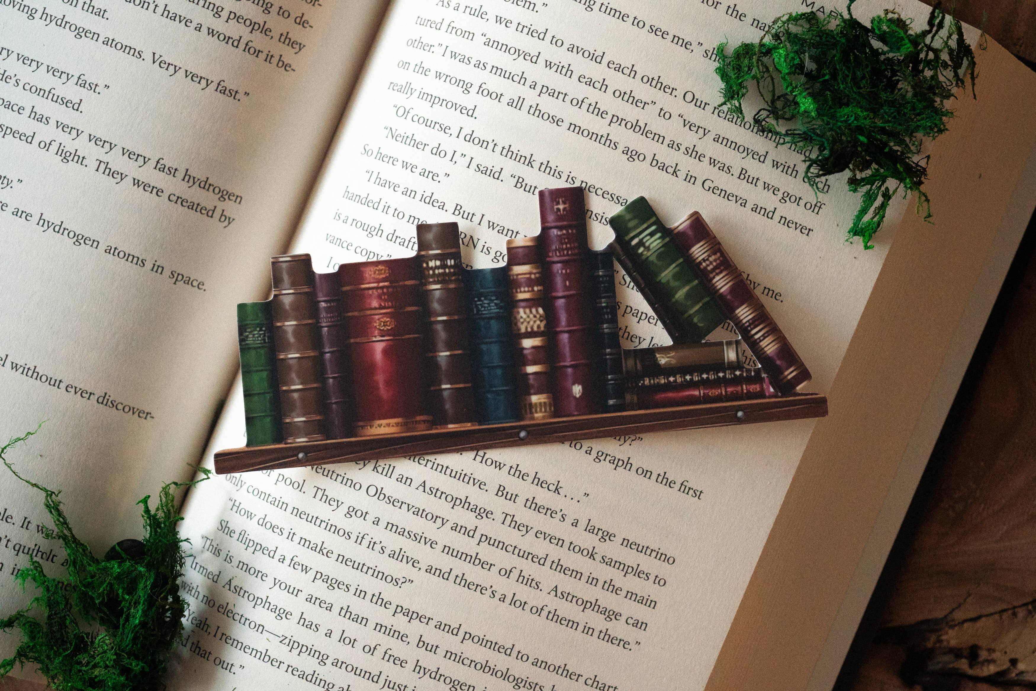 The Timeless Tomes Bookshelf Bookmark