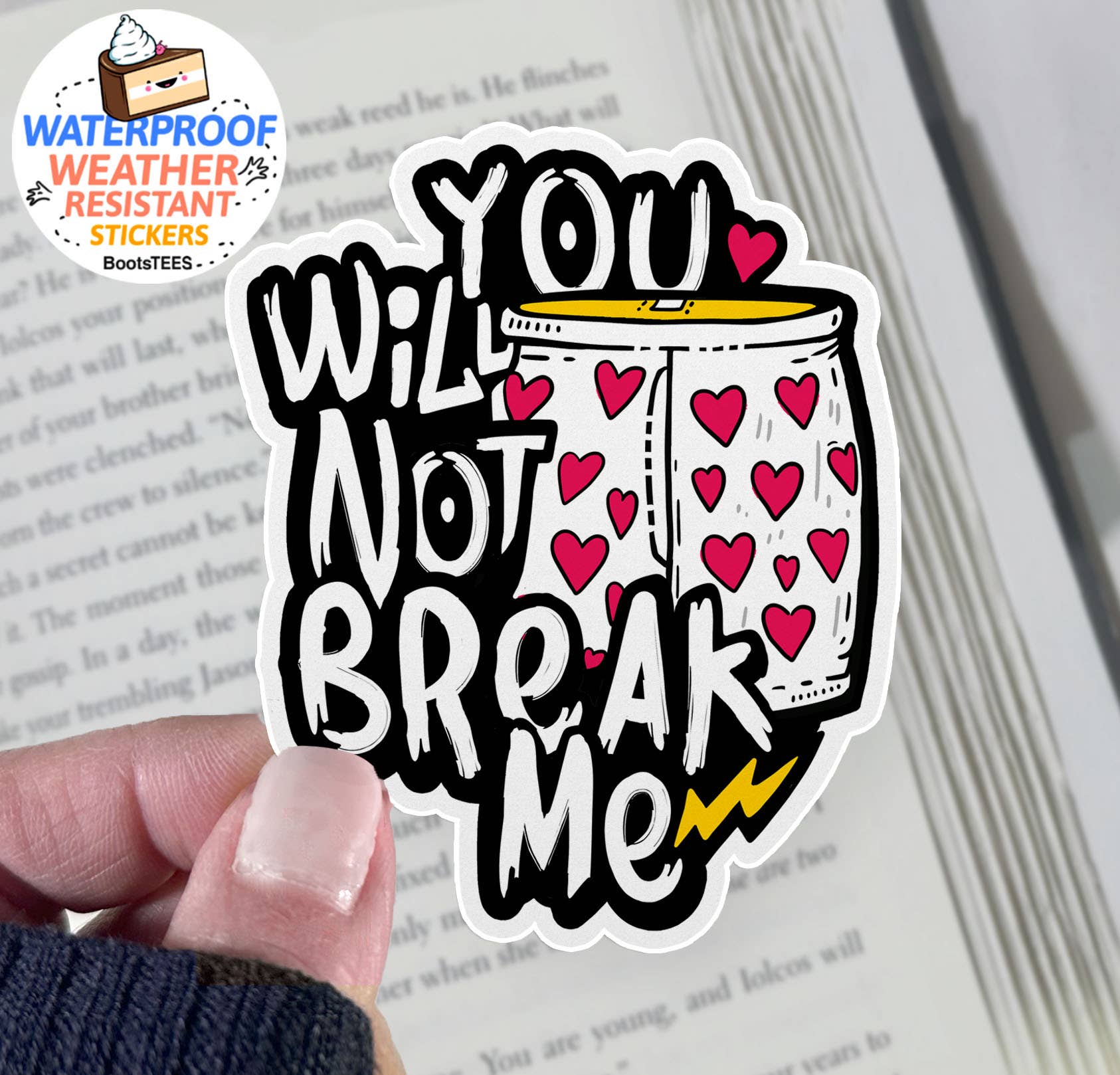 Dungeon Crawler Carl Quote Stickers 3" Hi Zev, Samantha, DCC
