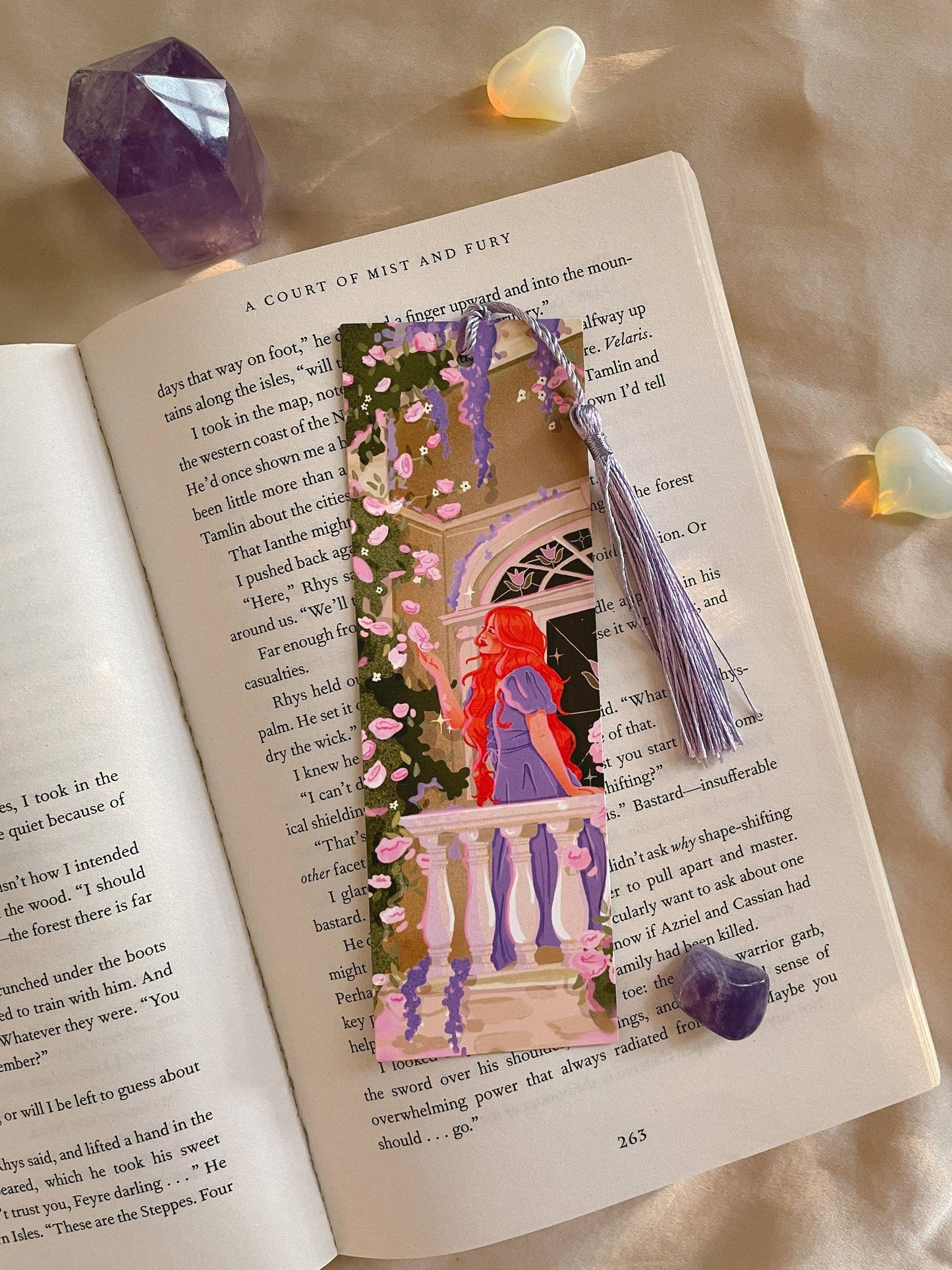 Balcony Blossoms Bookmark