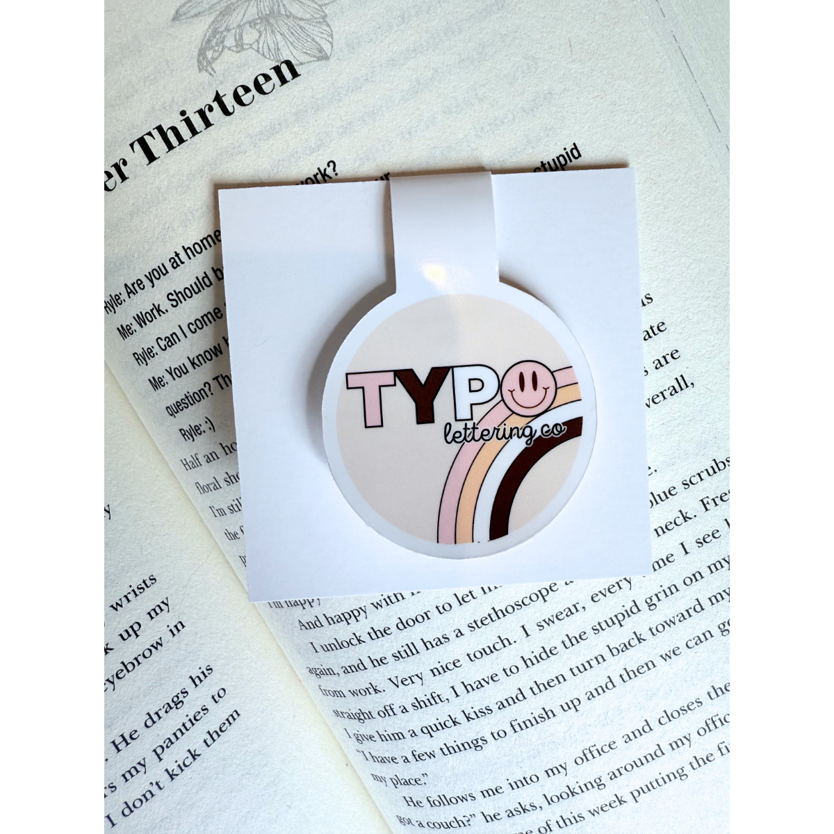 Dark Romance romantic magnetic bookmark