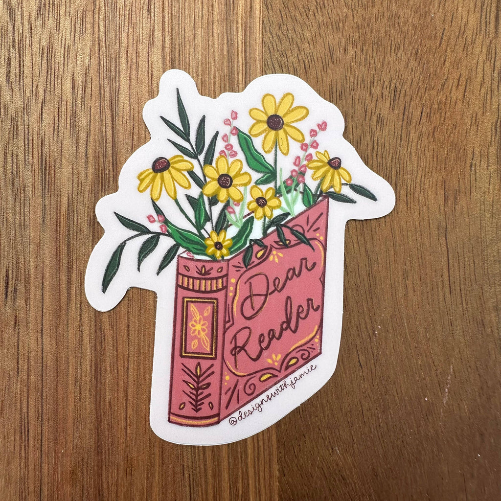 Dear Reader Sticker