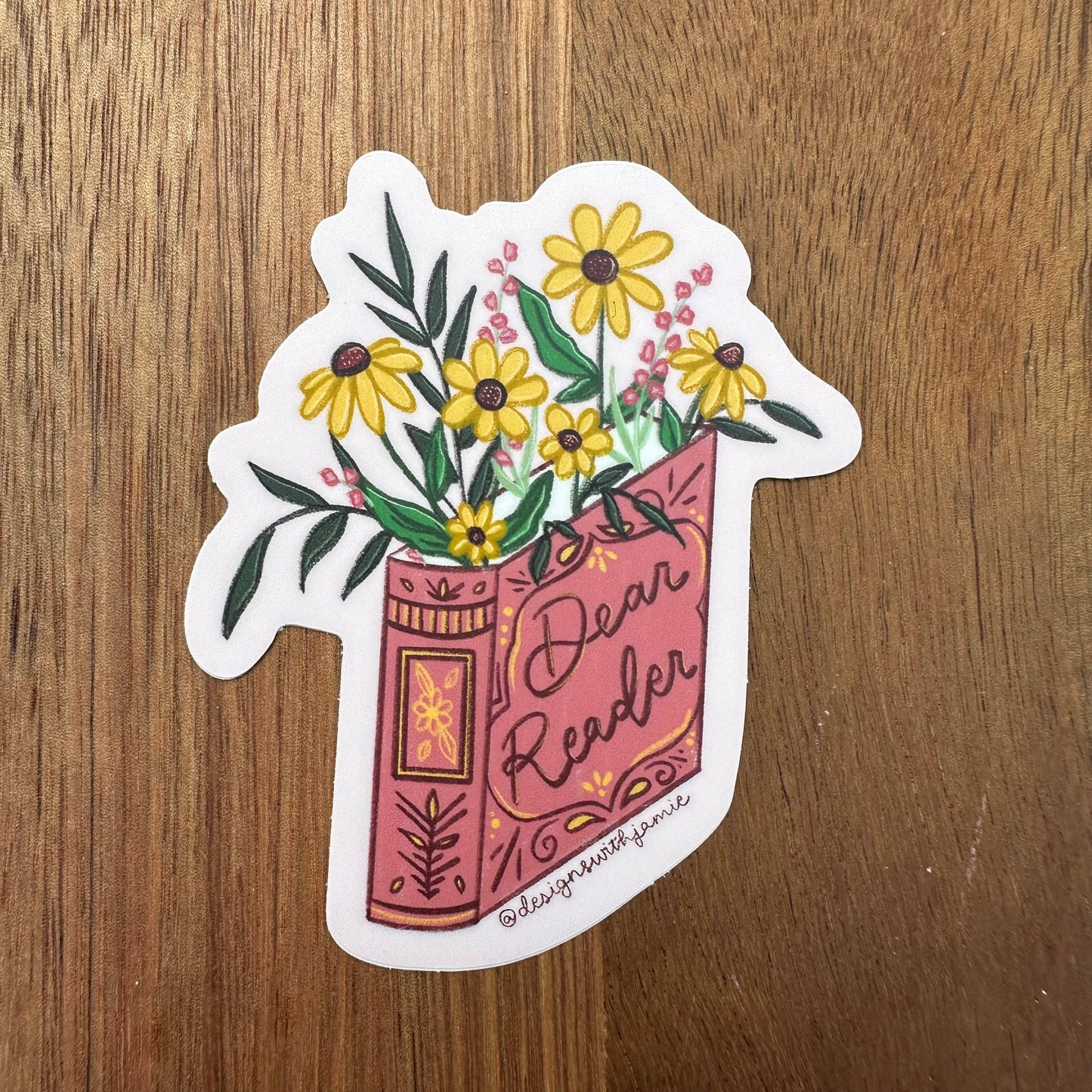 Dear Reader Sticker