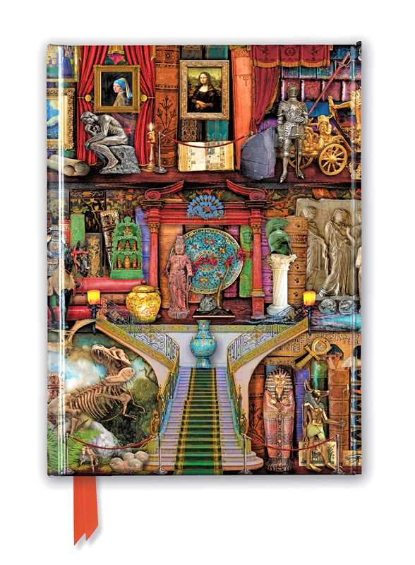 Aimee Stewart: Museum Bookshelves (Foiled Journal) by