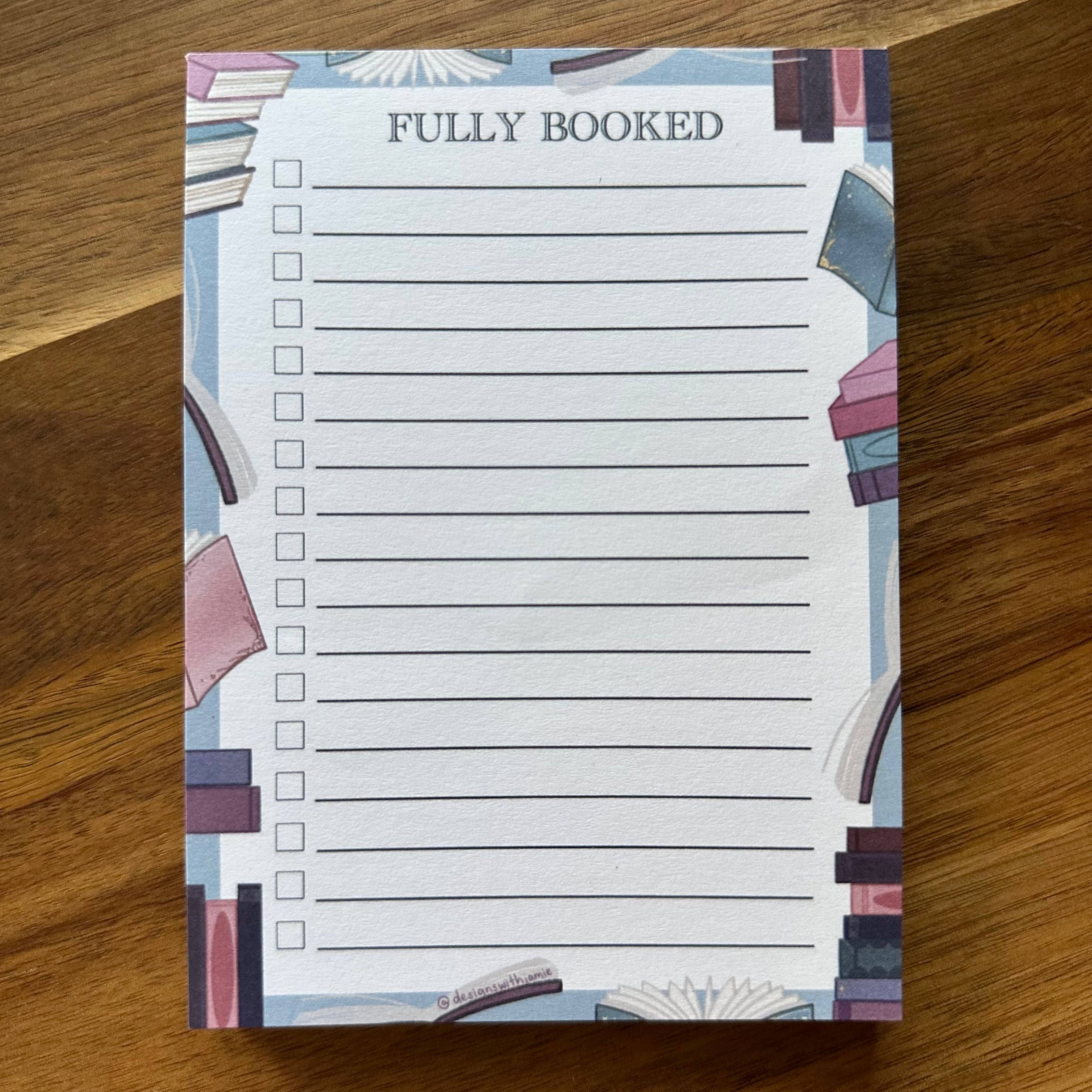 Fully Booked Notepad