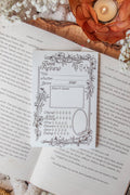 4x6 Book Review Post-it Notepad | Ivory Swords