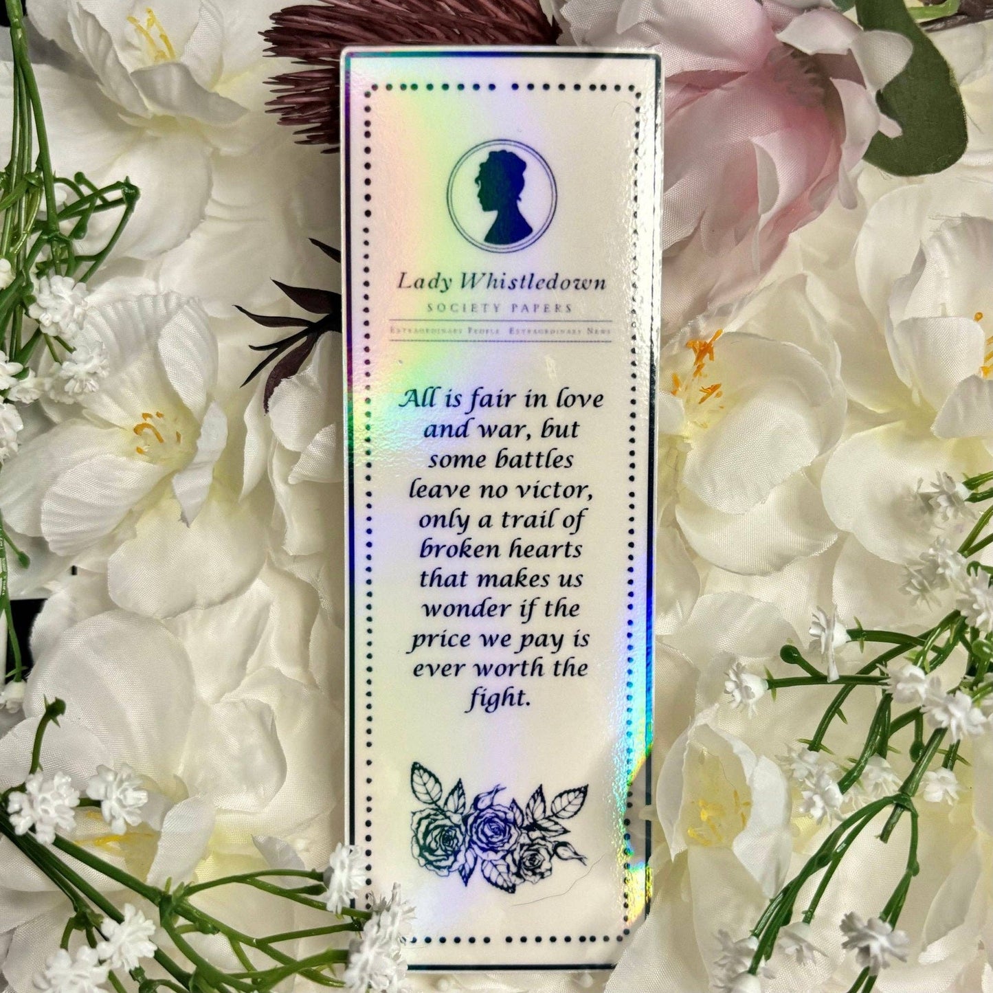 Lady Whistledown Society Papers Cardstock Bookmark Bundle