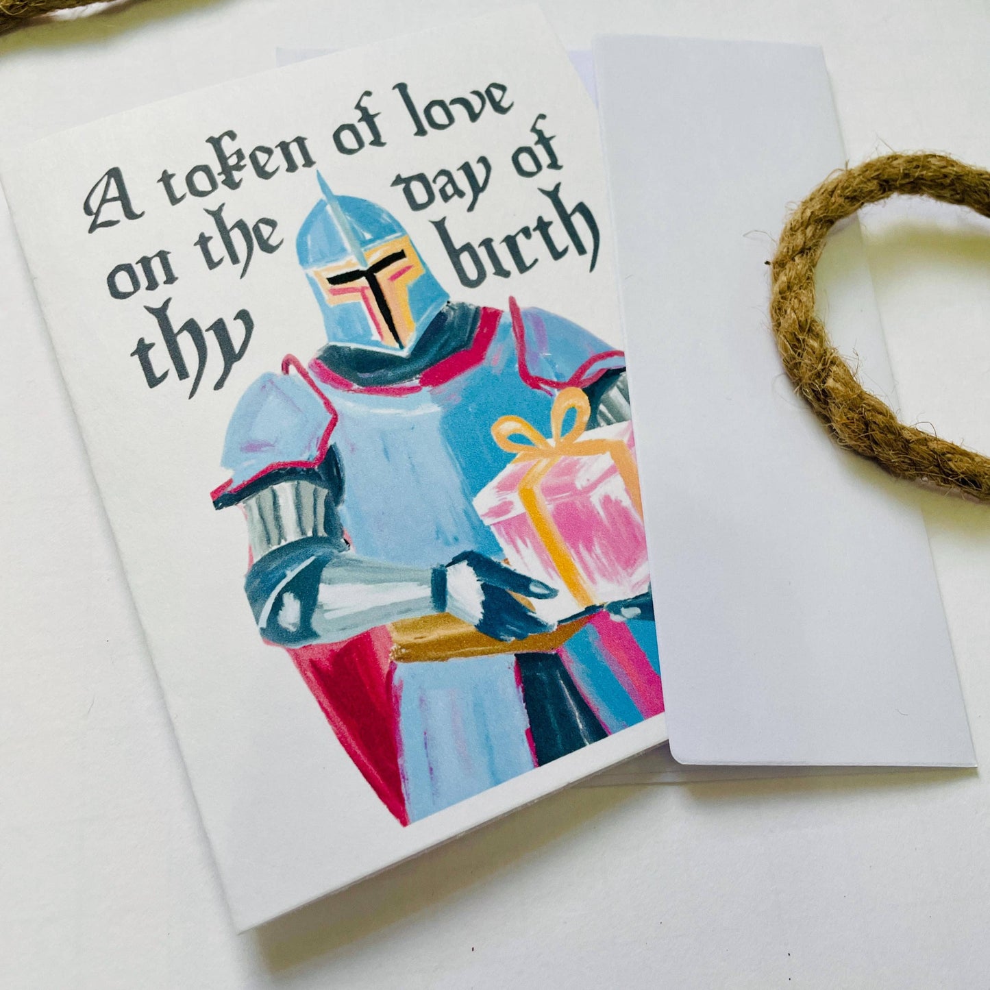 Medieval & Renaissance Role-Playing Birthday Card