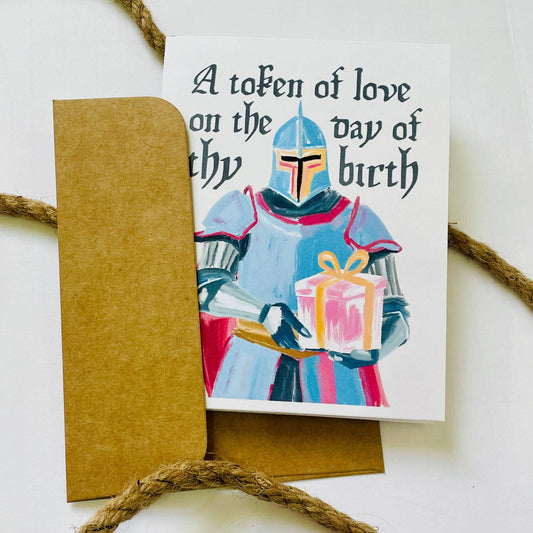 Medieval & Renaissance Role-Playing Birthday Card
