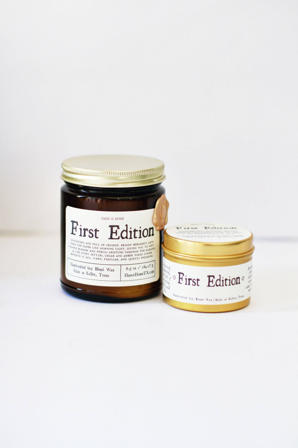 First Edition Candle | Rice Steam, Mimosa & Soft Woods