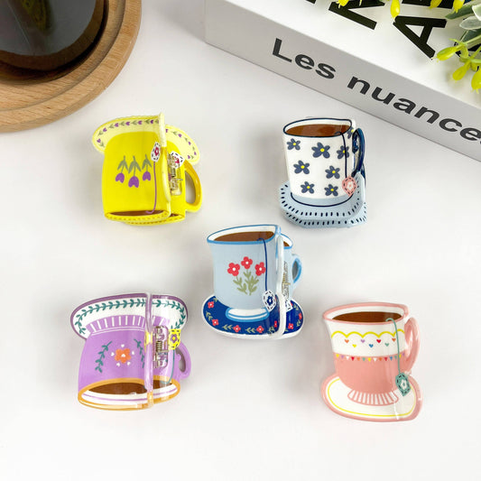 Coffee/Tea Cup Claw Clip