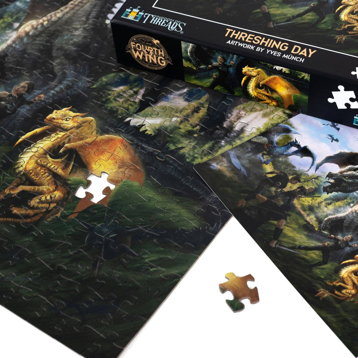 Threshing Day 500-Piece Puzzle | Fourth Wing