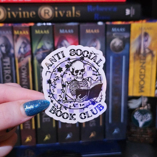 Anti-Social Book Club Sticker