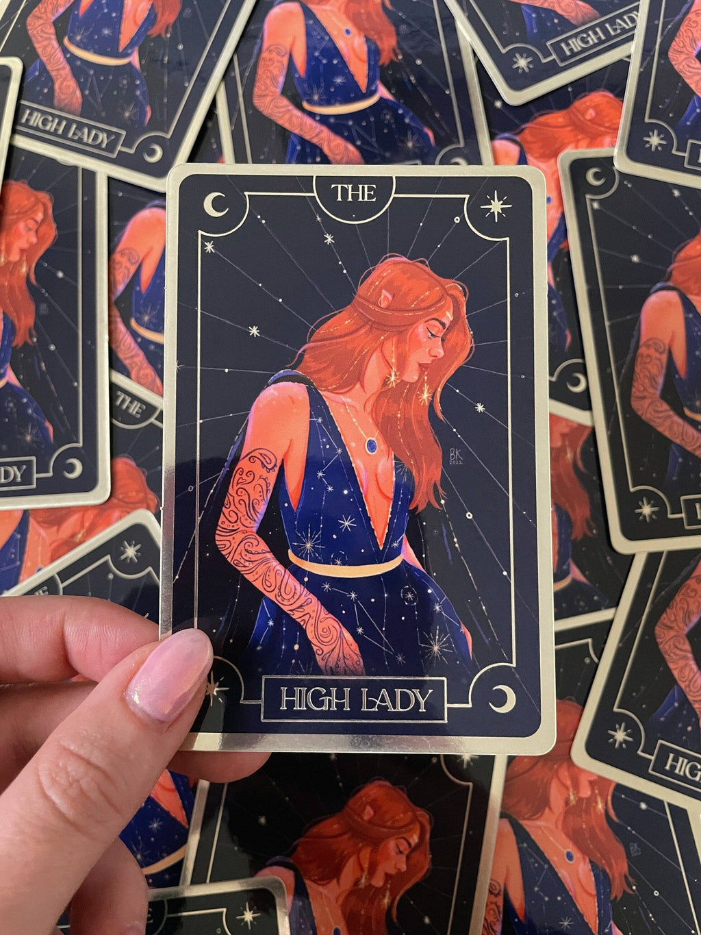 High Lady Feyre Tarot Card Sticker