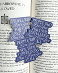 The Knight and the Moth Quote Sticker