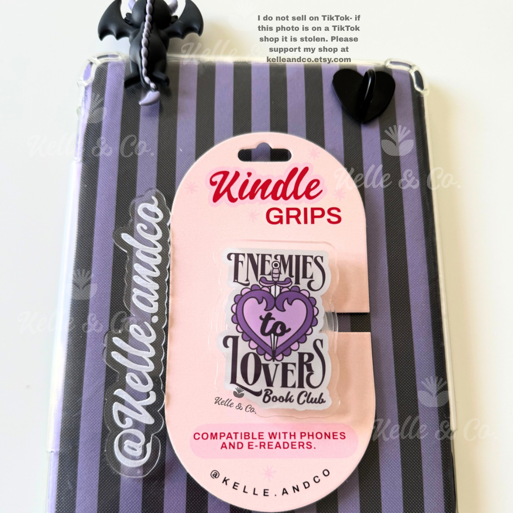 Enemies to lovers MagSafe kindle grip | book lover gifts