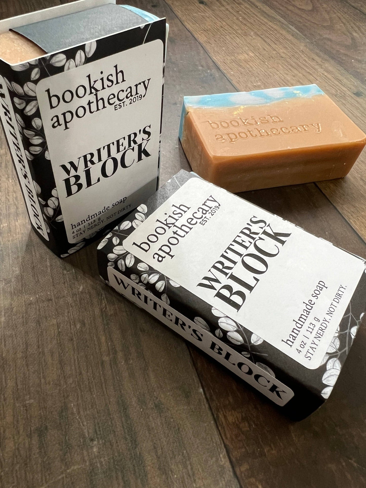 Writer's Block Book Lover Handmade Soap