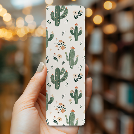 Desert Cactus Bookmark