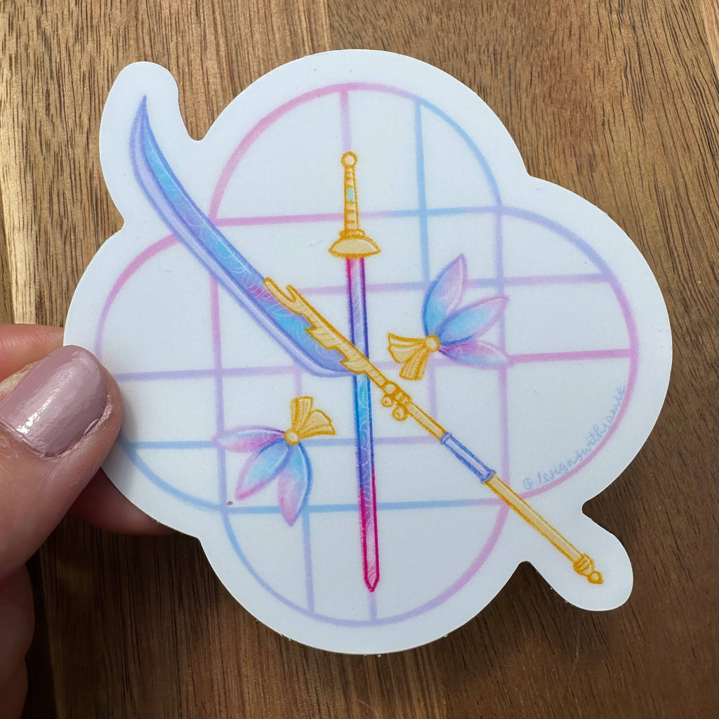 Huntrix Weapons Sticker