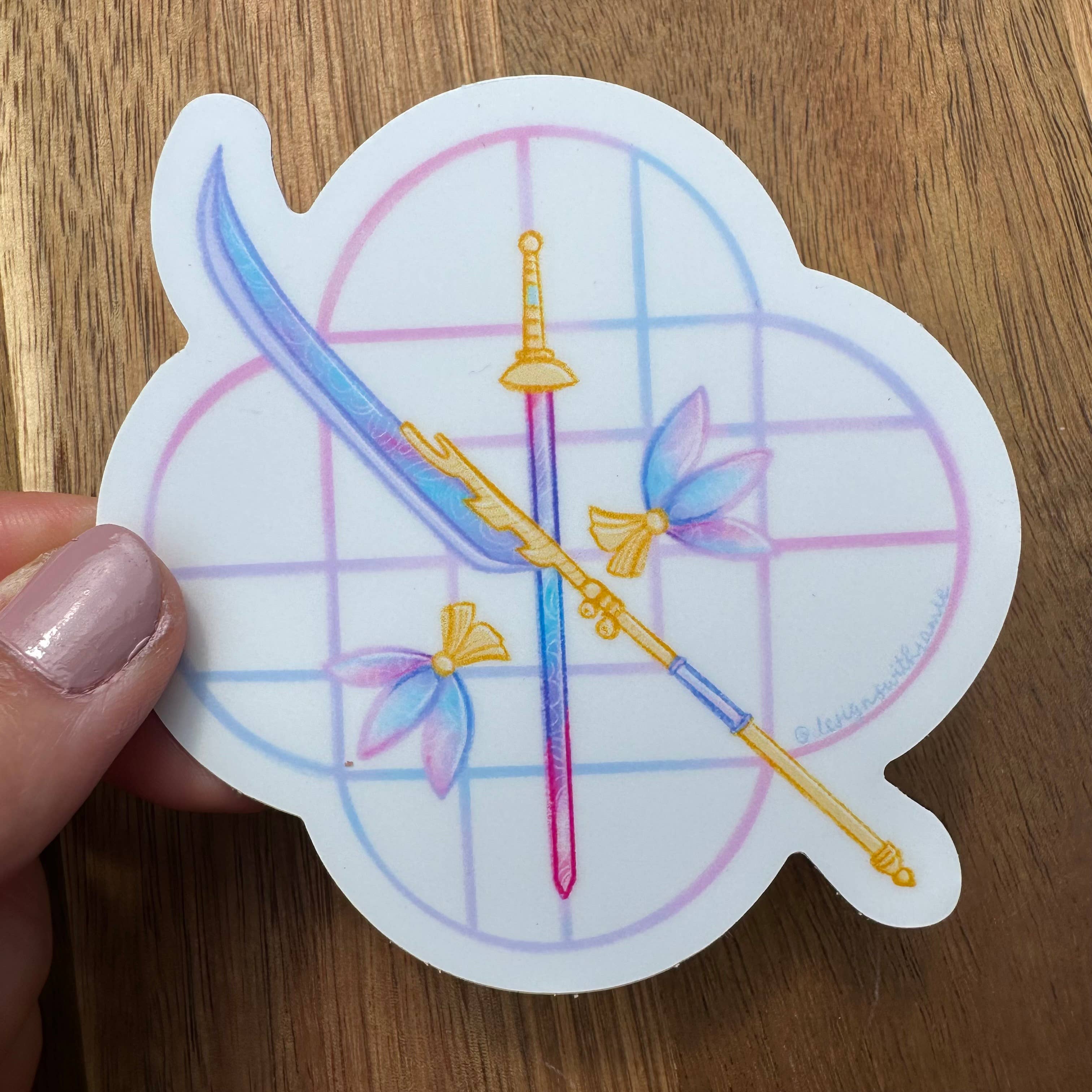 Huntrix Weapons Sticker