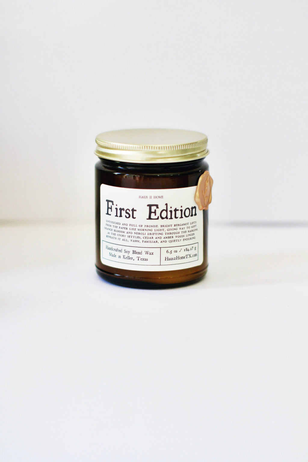 First Edition Candle | Rice Steam, Mimosa & Soft Woods