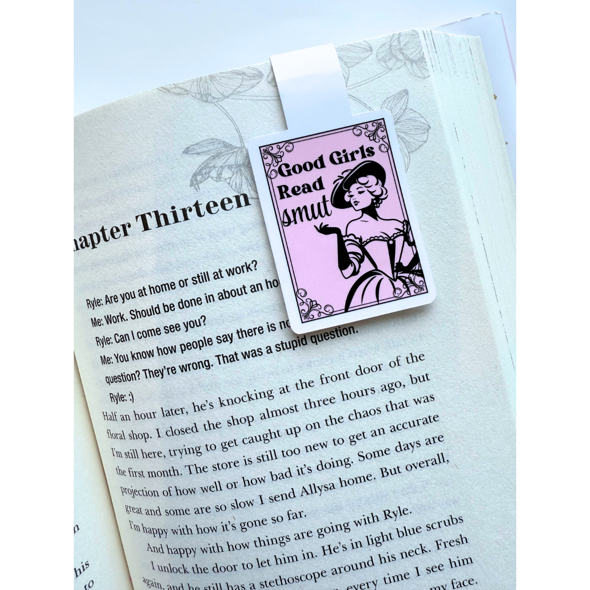 Good girls read smut vintage magnetic bookmark