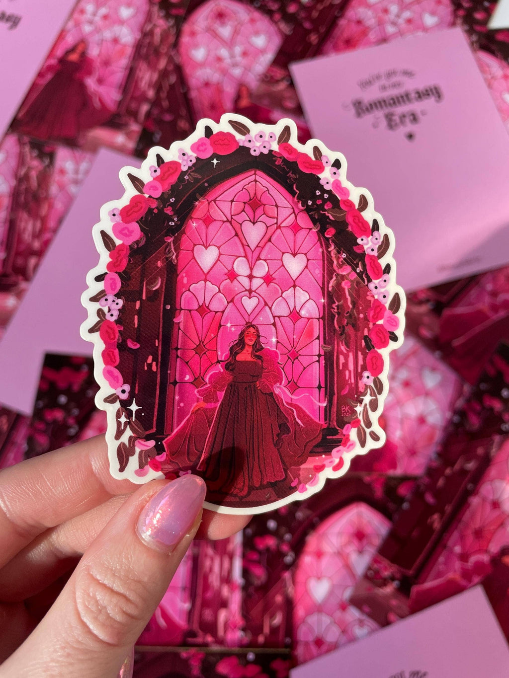 Romantasy Era Clear Back Sticker