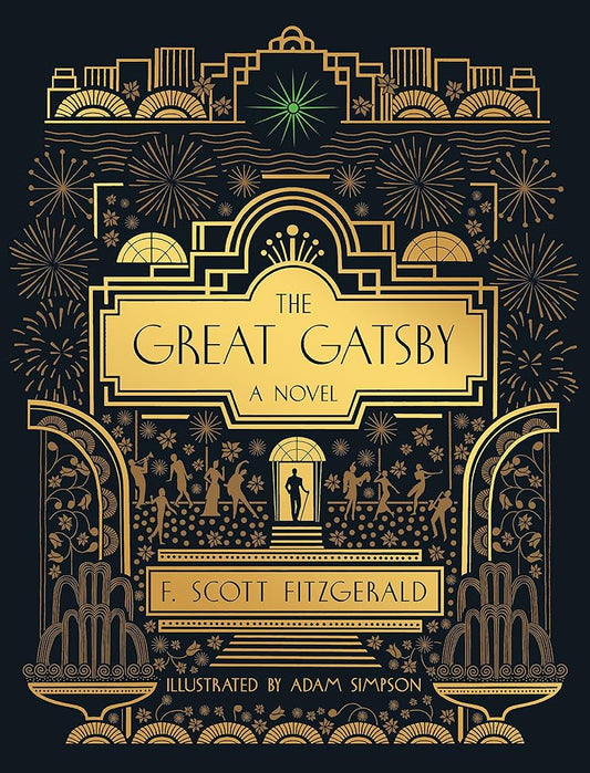 The Great Gatsby: A Novel: Illustrated Edition cover image